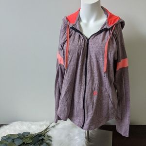 UNDER ARMOR SZ L ZIP UP SWEATSHIRT WITH HOOD